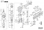 Bosch 3 601 D91 900 Gsk 64 Pneumatic Nailgun / Eu Spare Parts